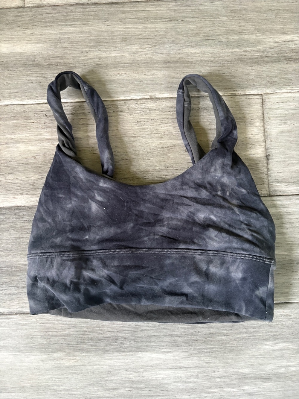 lululemon athletica Black Tie-Dye Sports Bra